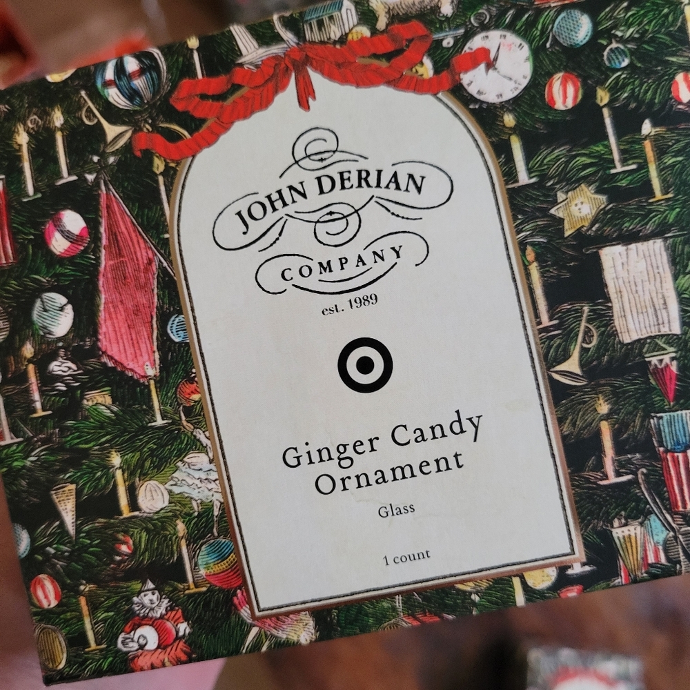 John Derian Ginger Glass Ornament ~ NWT/NIB ~ Vintage Style ~ 2025 Collection - Picture 2 of 6